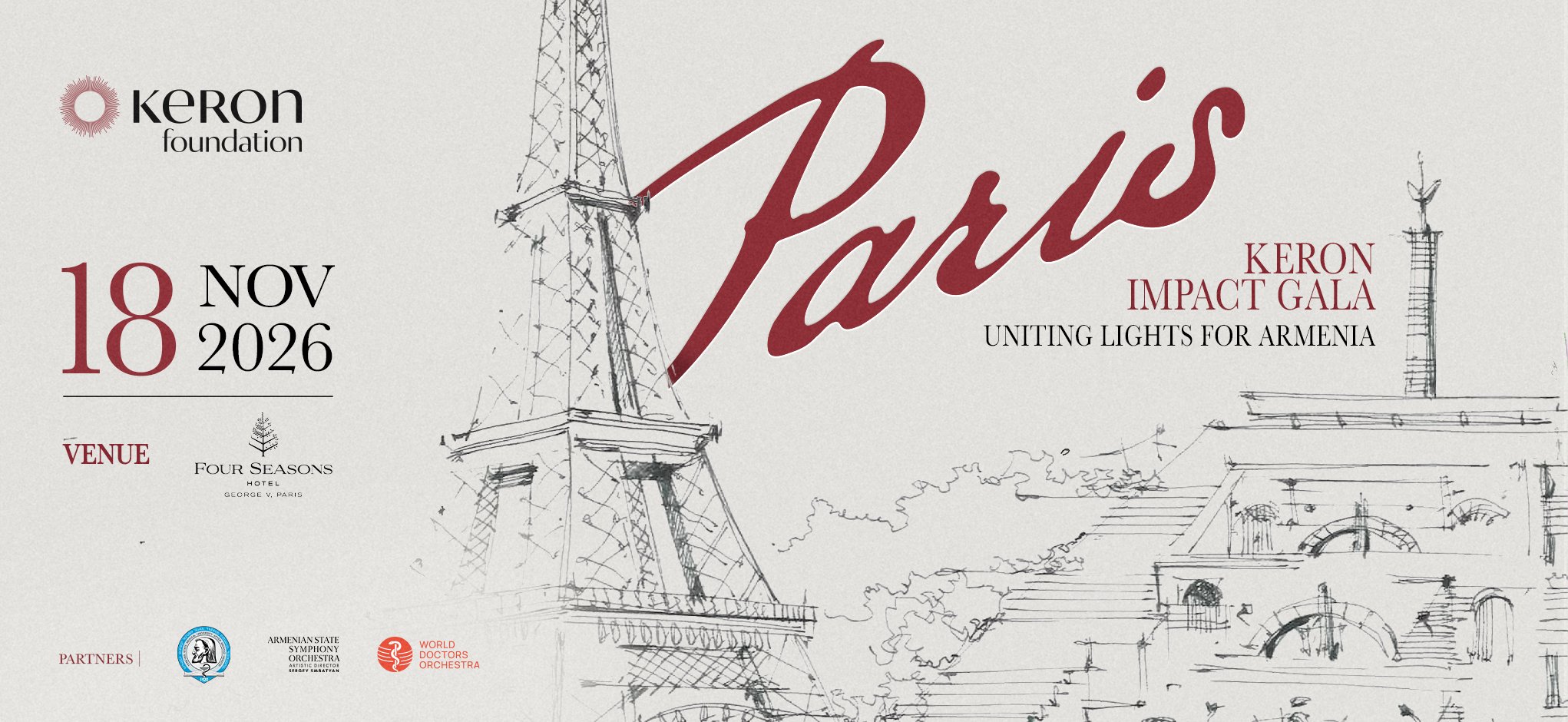 Keron Impact Gala, Paris, 18 November 2026